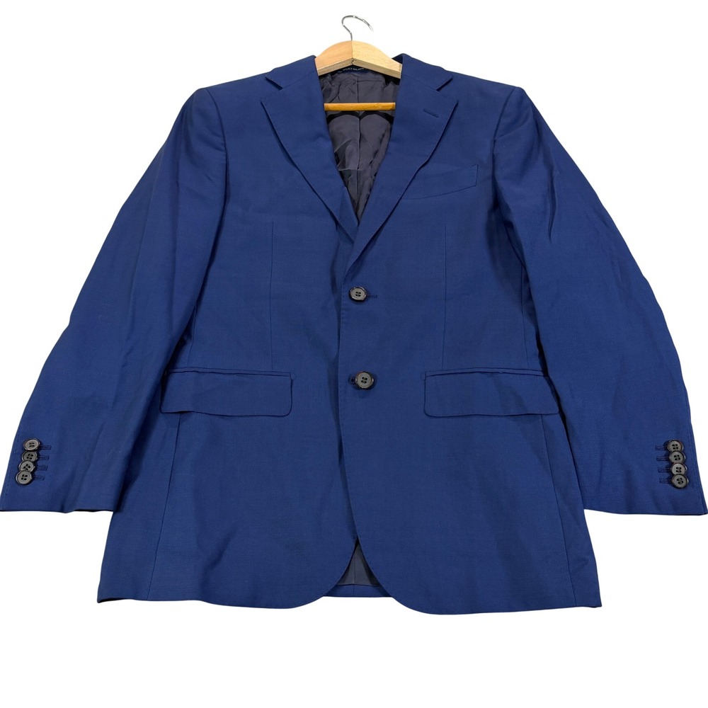 Suitsupply Mens 36R Napoli Blue Wool Blazer Sport Coat Zignone S110s Preppy EUC